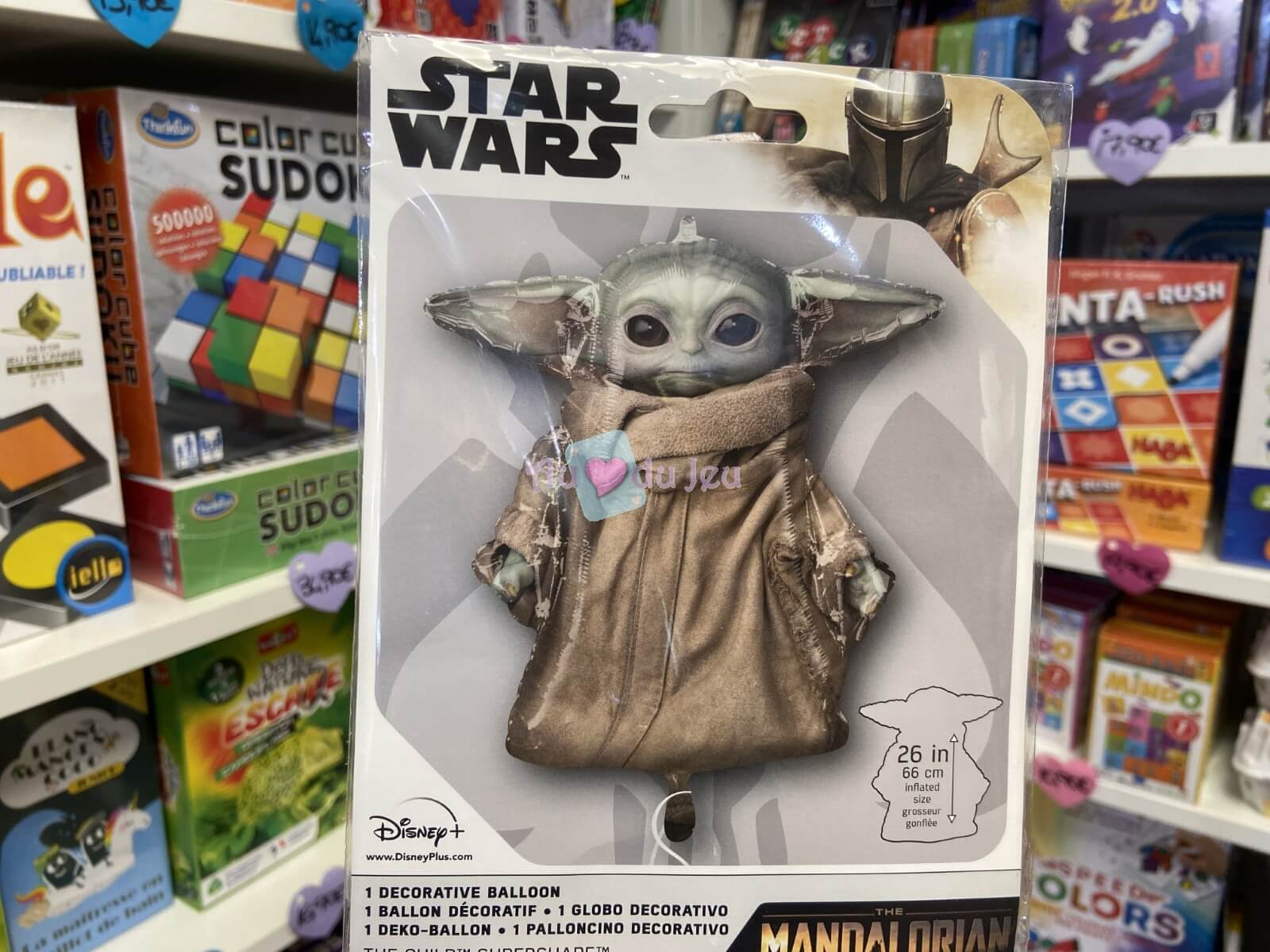 Ballon Geant Bebe Yoda Au Coeur Du Jeu