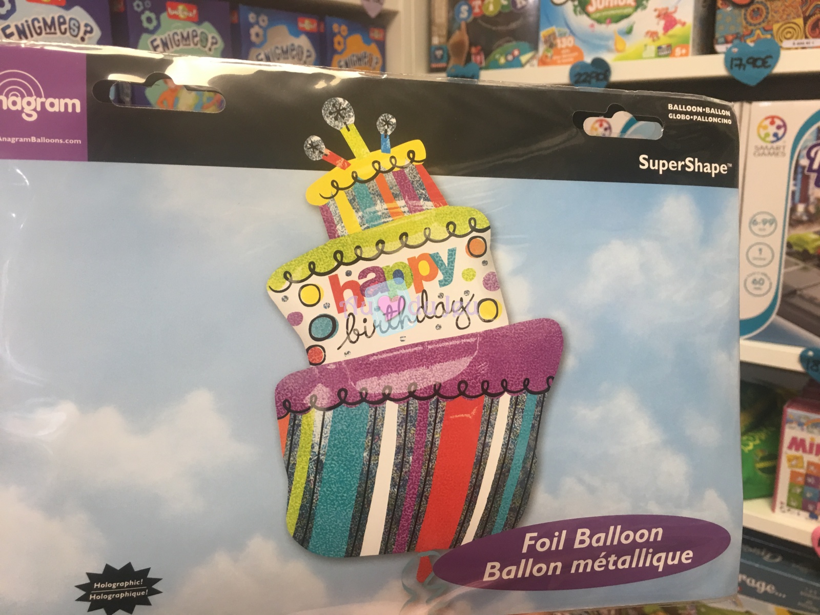 Ballon Geant Gateau Happy Birthday Au Coeur Du Jeu