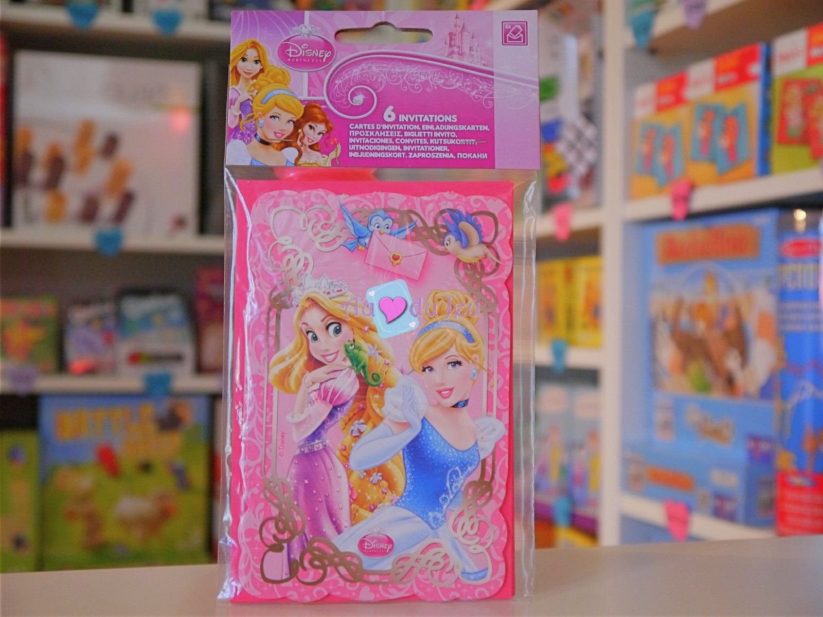 Cartes D Invitation Anniversaire Princesses Disney Au Coeur Du Jeu