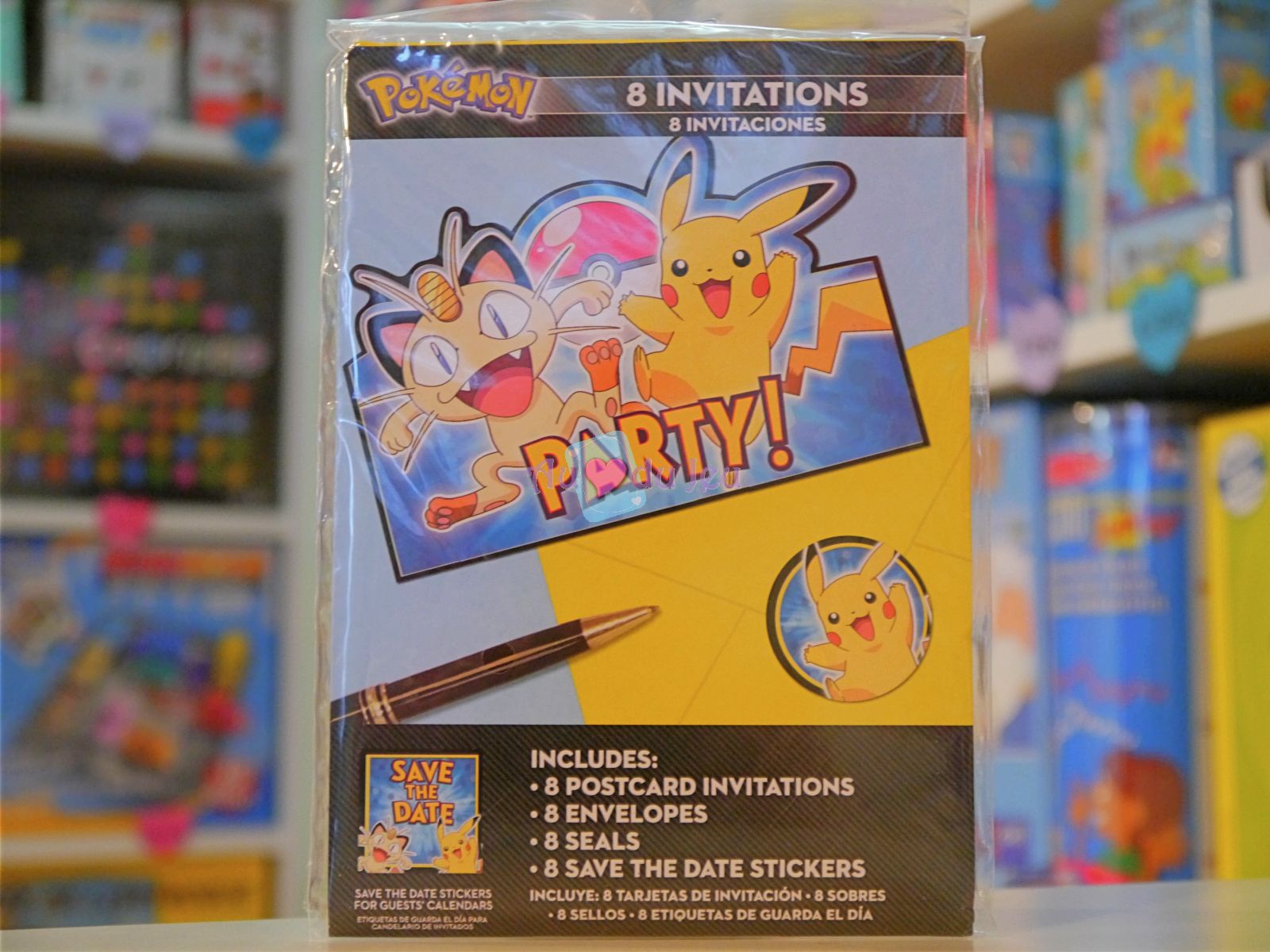 8 Cartes Invitation Pokemon Pour Vos Anniversaires Et Fetes Au Coeur Du Jeu