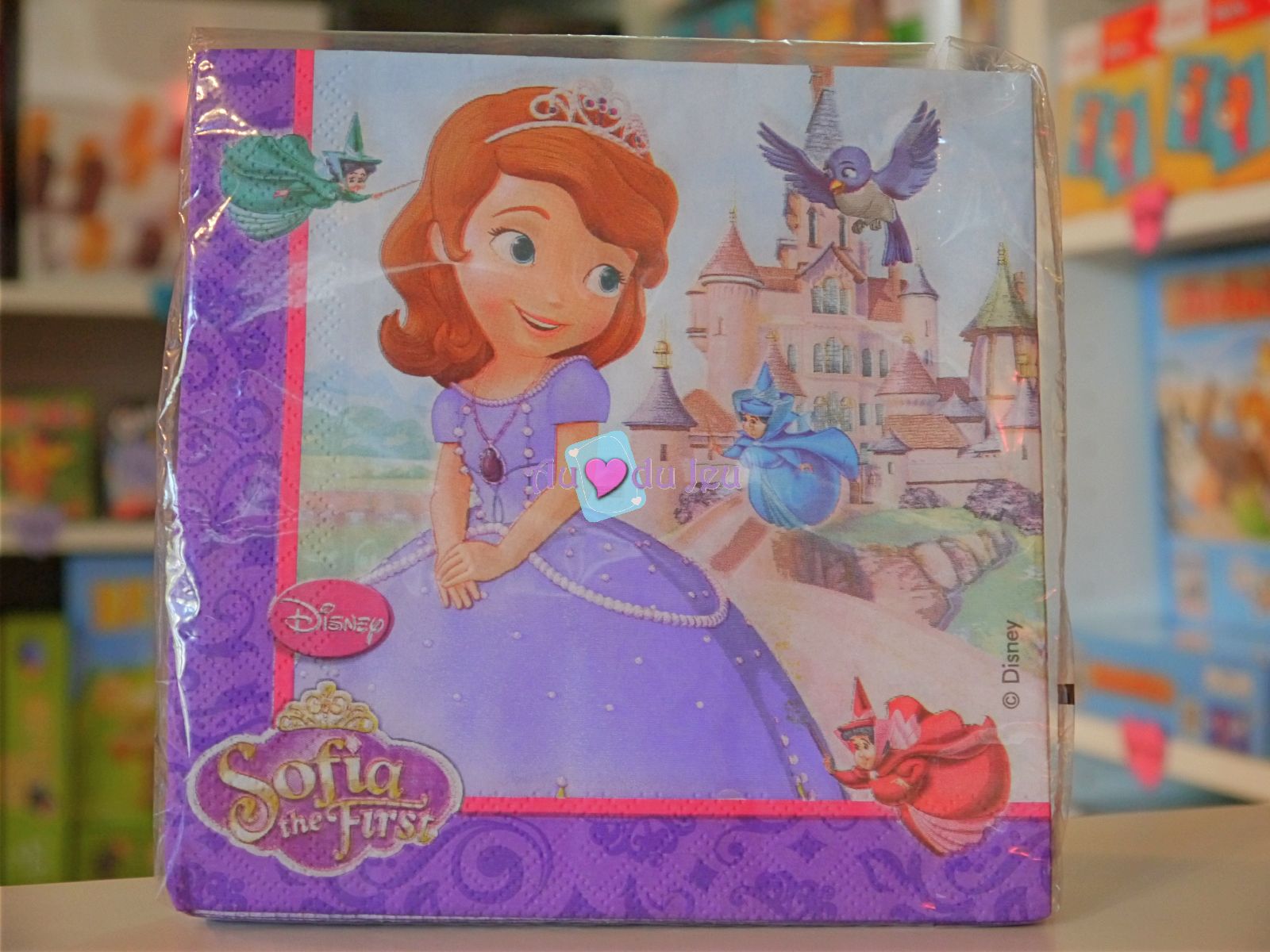 Serviettes Princesse Sofia Pour Vos Anniversaires Et Fetes Au Coeur Du Jeu