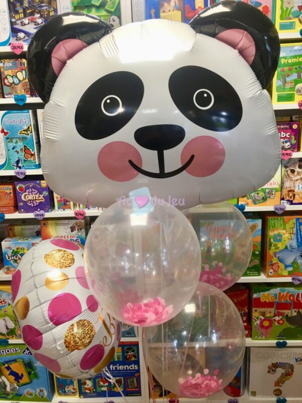 1 Ballon Géant Tête de Panda