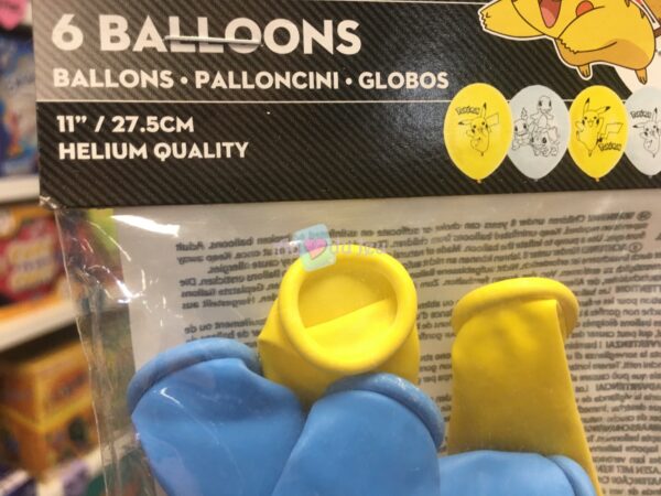 6 Ballons Pokemon – Image 2