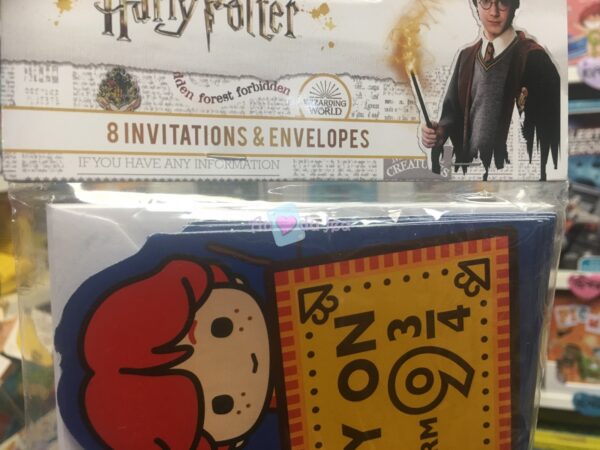 8 Cartes Invitations Harry Potter Comic – Image 2