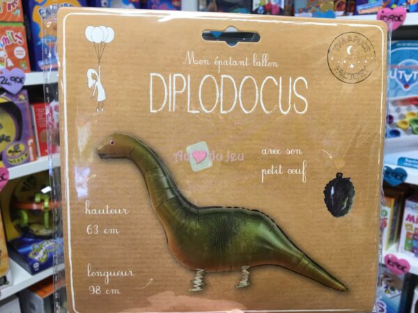 Ballon Mylar Diplodocus Marcheur