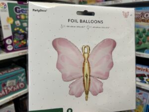 Ballon Papillon Rose