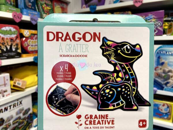 Boite Cartes à Gratter 3D - Dragon