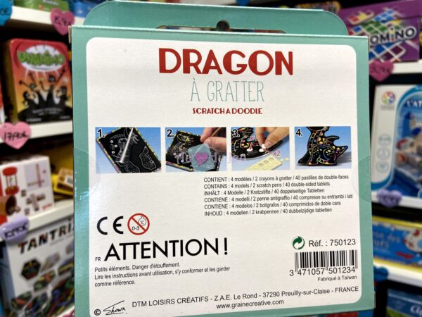 Boite Cartes à Gratter 3D - Dragon – Image 2