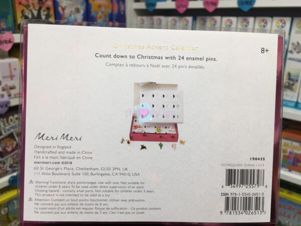 Calendrier de L'avent Pin's Meri Meri – Image 2