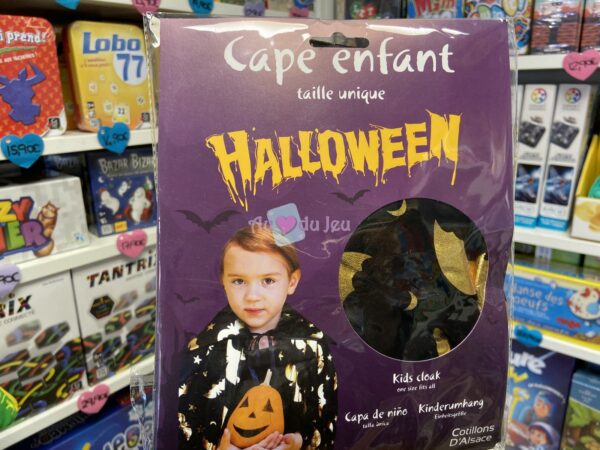 Cape pour Enfant Chauve-souris Dorée