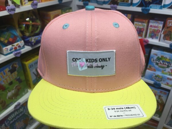 Casquette Cool Kids Only Pink 9-24 Mois