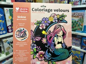 Coloriage Velours Sirène Graine Creative