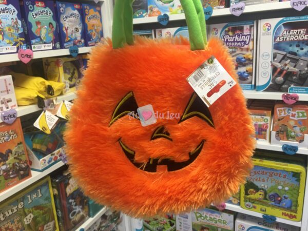 Sac Citrouille Peluche Halloween