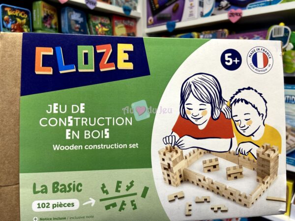 Jeu Construction Bois - La Basic 102 Pièces