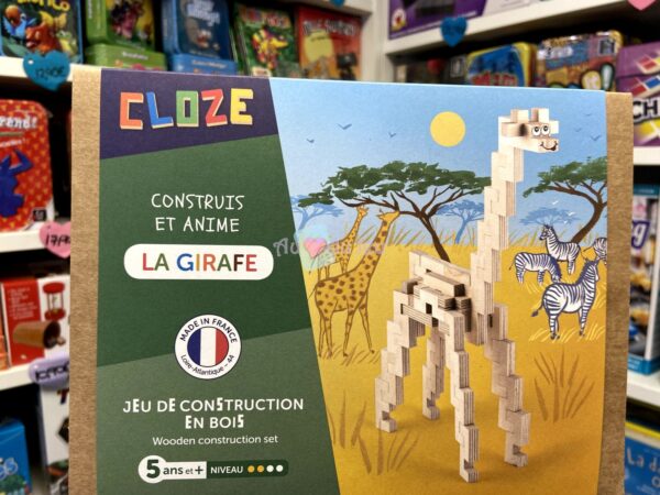 Jeu Construction Bois - La Girafe