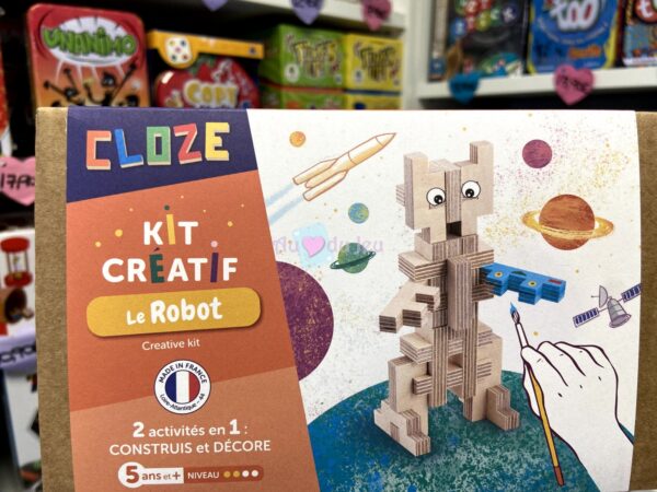 Jeu Construction Creatif Bois - Le Robot