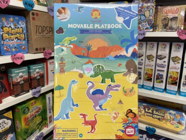 Livre Stickers Repositionnables Dino