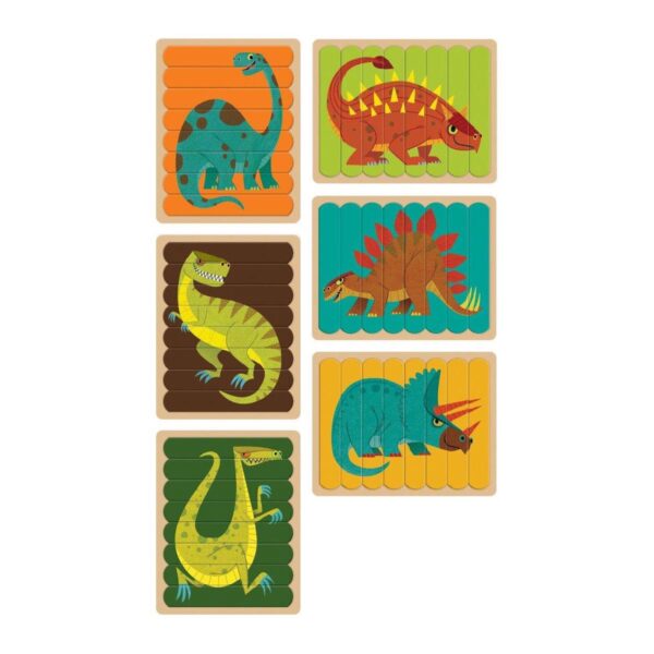 Puzzle Sticks Dinosaures Crocodile Creek