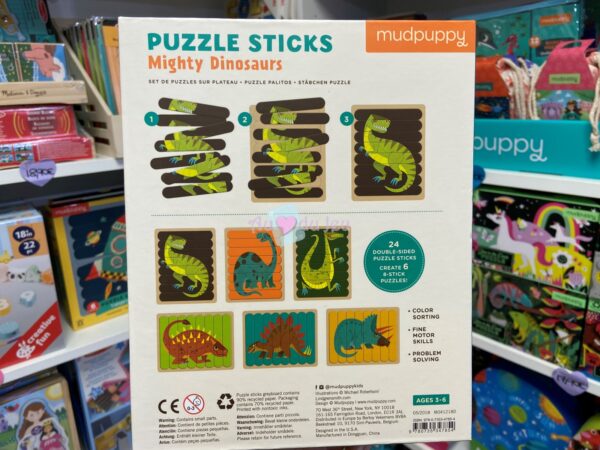 Puzzle Sticks Dinosaures – Image 2