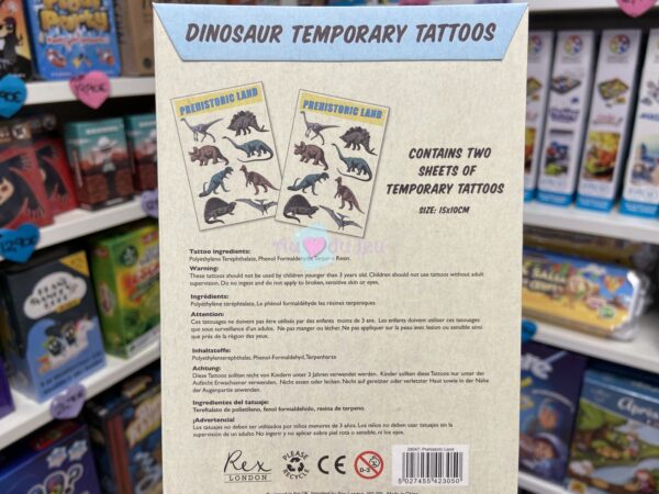 Tatouages Temporaires Dinosaures – Image 2